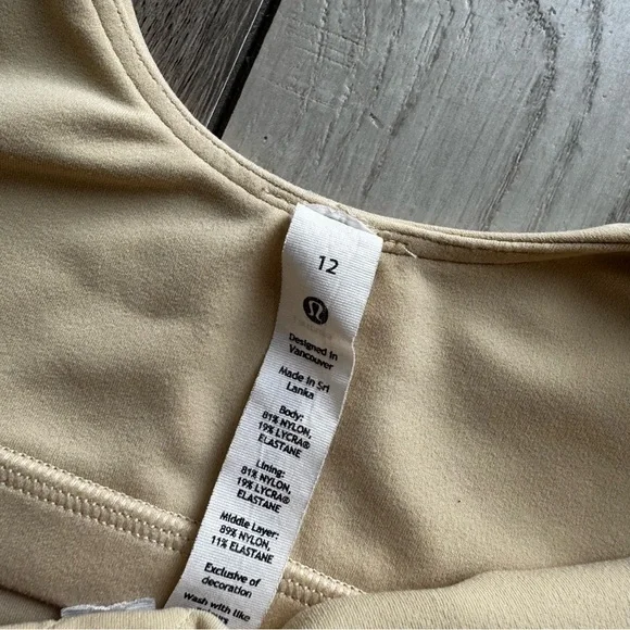 Lululemon Align Tank Top Size: 12 Good Condition - Picture 5 of 6